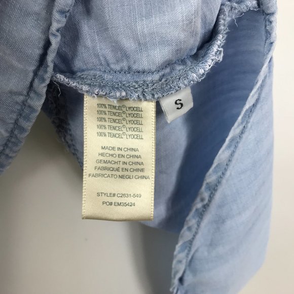 Cloth & Stone Lyocell Button Down Shirt #196 - Picture 6 of 8